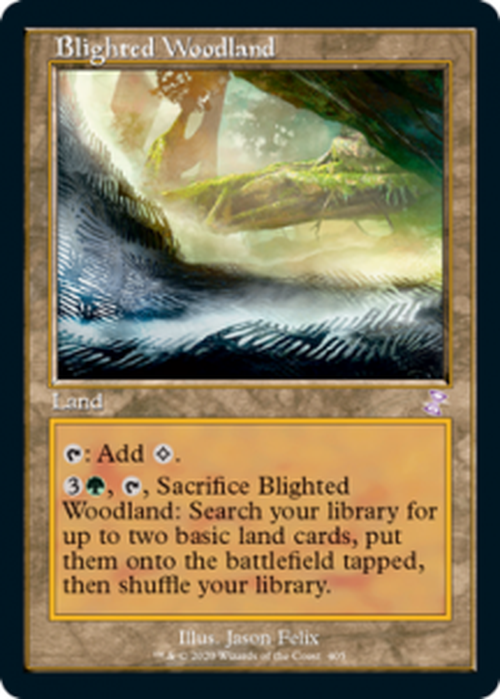 Blighted Woodland 405 - Timeshifted - Time Spiral Remastered-Cherry Collectables