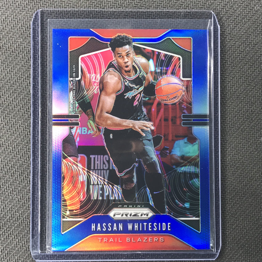 2019-20 Prizm HASSAN WHITESIDE Blue Prizm /199 #151-Cherry Collectables