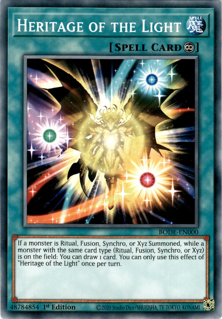 Heritage of the Light - BODE-EN000 - Common 1st Edition