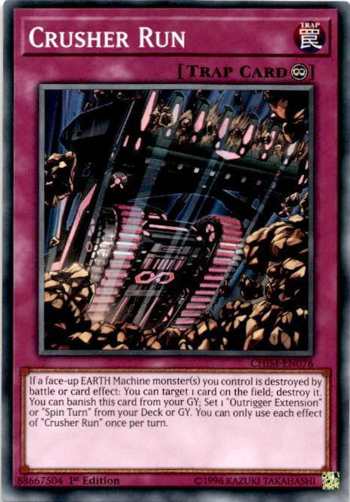 Crusher Run - CHIM-EN076 - Common 1st Edition-Cherry Collectables