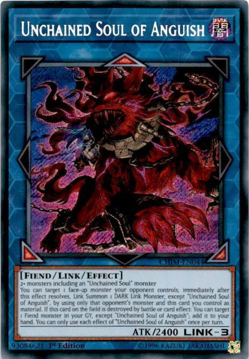 Unchained Soul of Anguish - CHIM-EN044 - Secret Rare 1st Edition-Cherry Collectables