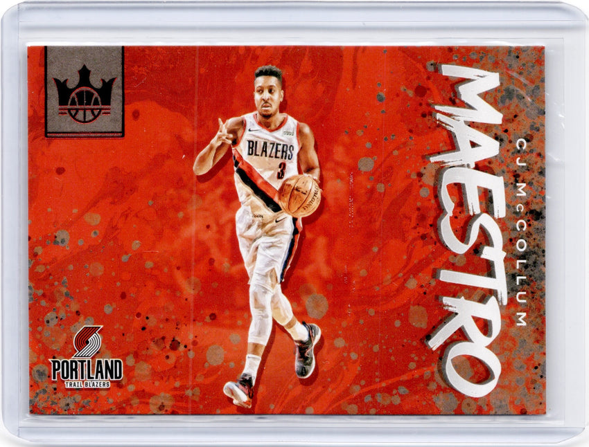 2019-20 Court Kings CJ MCCOLLUM Maestro Ruby 44/149-Cherry Collectables