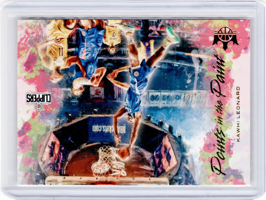 2019-20 Court Kings KAWHI LEONARD Points In The Paint #9-Cherry Collectables