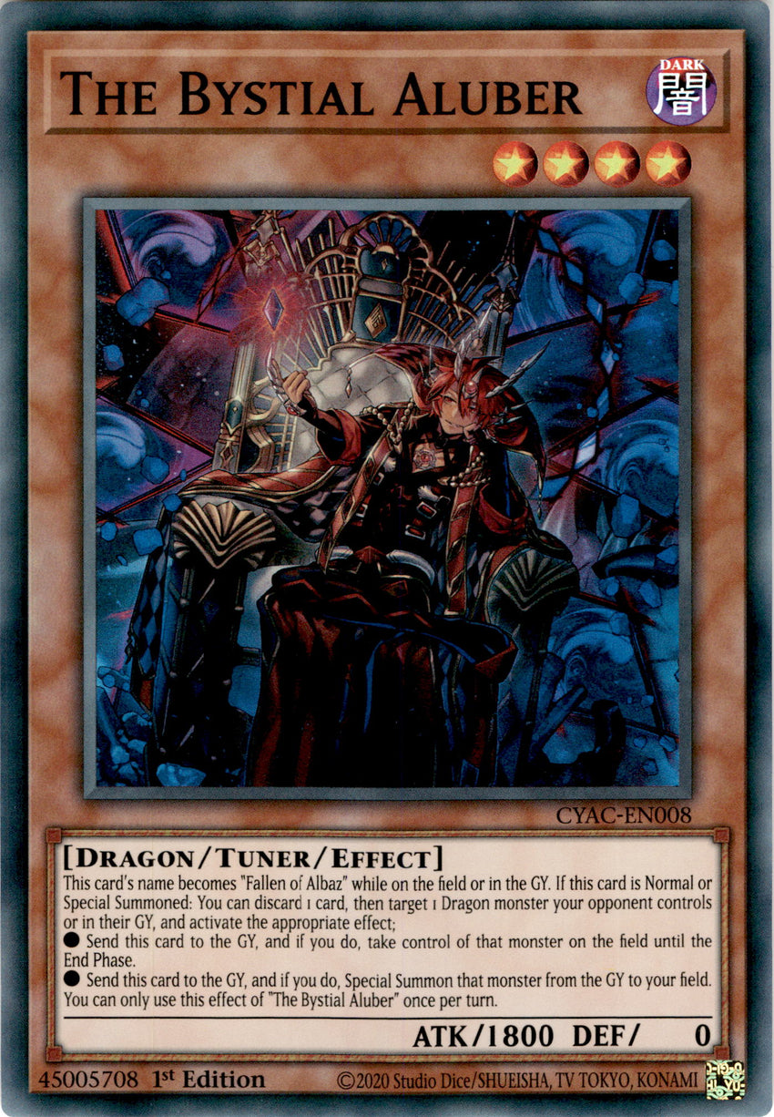 The Bystial Aluber - CYAC-EN008 - Super Rare 1st Edition