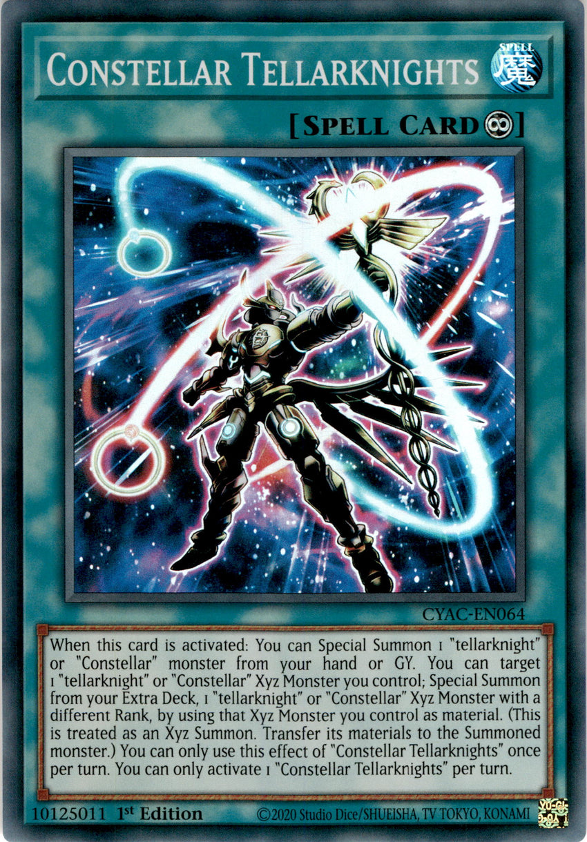 Constellar Tellarknights - CYAC-EN064 - Super Rare 1st Edition