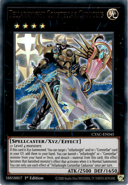 constellar xyz monsters Tellarknight Constellar Caduceus - Cyac-en045