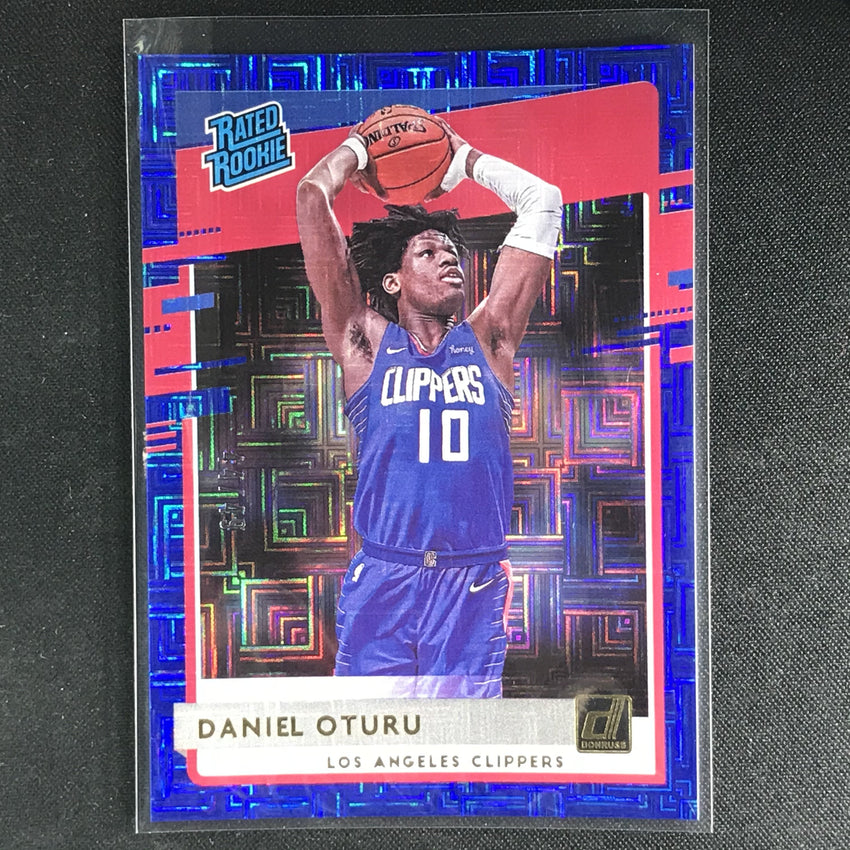 2020-21 Donruss DANIEL OTURU Choice Rated Rookie Infinite Blue 44/49-Cherry Collectables