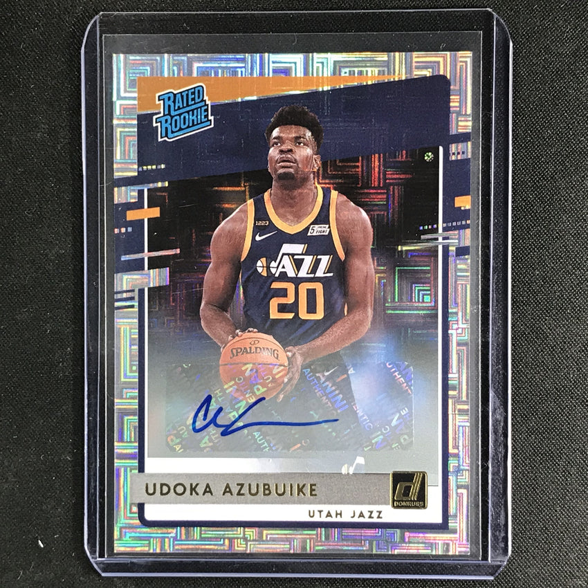 2020-21 Donruss UDOKA AZUBUIKE Choice Rated Rookie Auto Infinite #214-Cherry Collectables