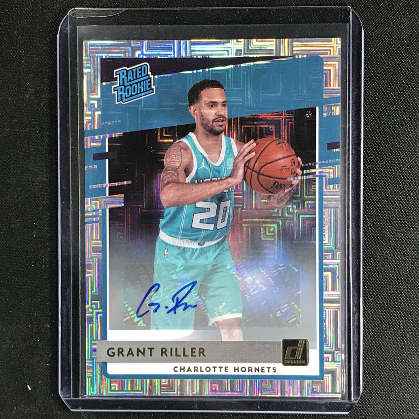 2020-21 Donruss GRANT RILLER Choice Rated Rookie Auto Infinite #250-Cherry Collectables