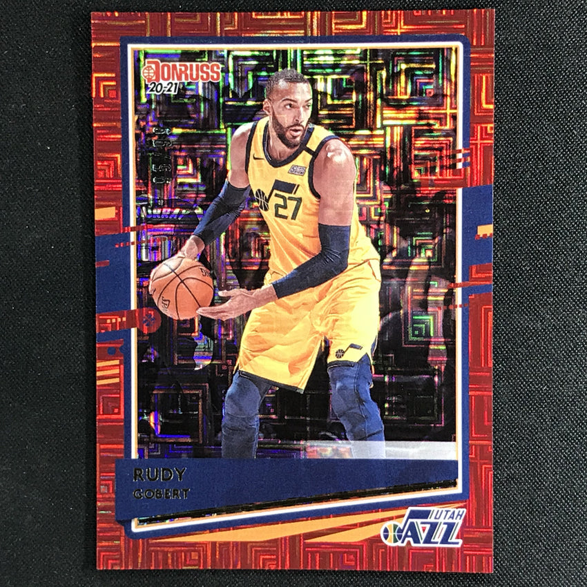 2020-21 Donruss RUDY GOBERT Choice Infinite Red 95/99-Cherry Collectables