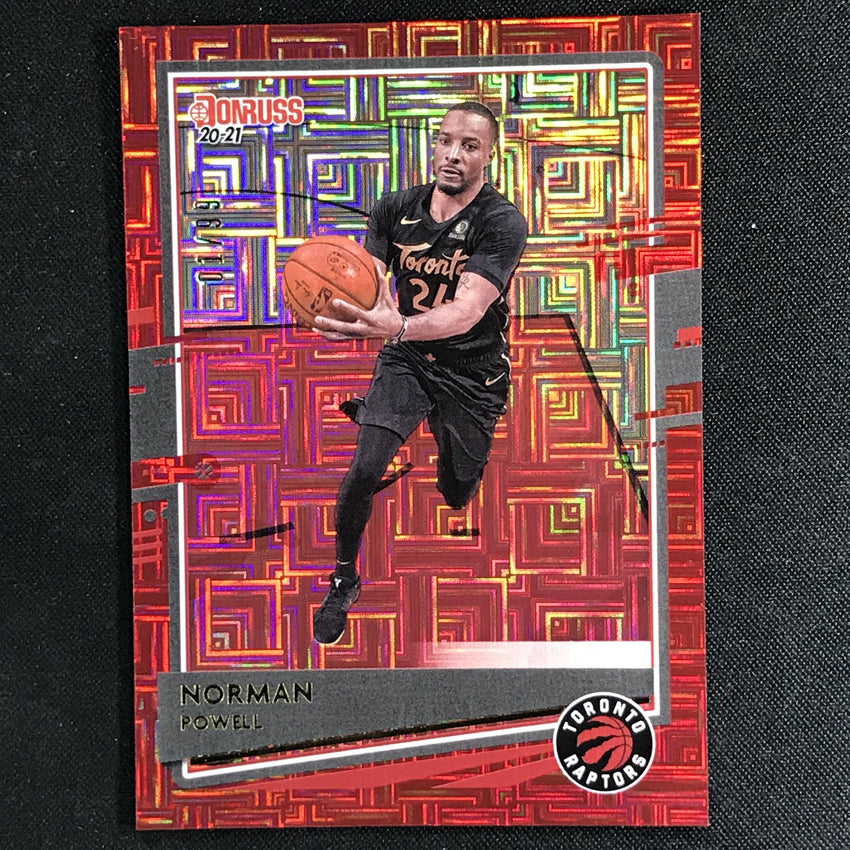 2020-21 Donruss NORMAN POWELL Choice Infinite Red 1/99-Cherry Collectables