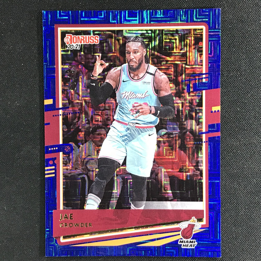 2020-21 Donruss JAE CROWDER Choice Infinite Blue 8/49-Cherry Collectables