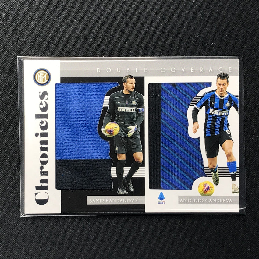 2019-20 Chronicles Soccer HANDANOVIC CANDREVA Double Coverage #IM-Cherry Collectables