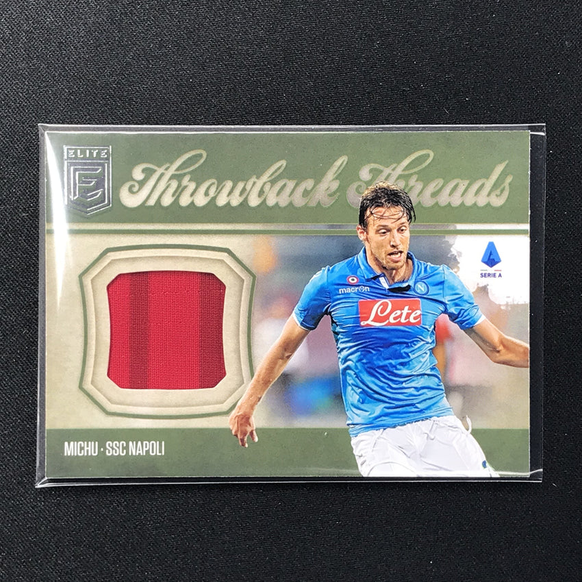 2019-20 Chronicles Soccer MICHU Throwback Threads Patch #M (2)-Cherry Collectables