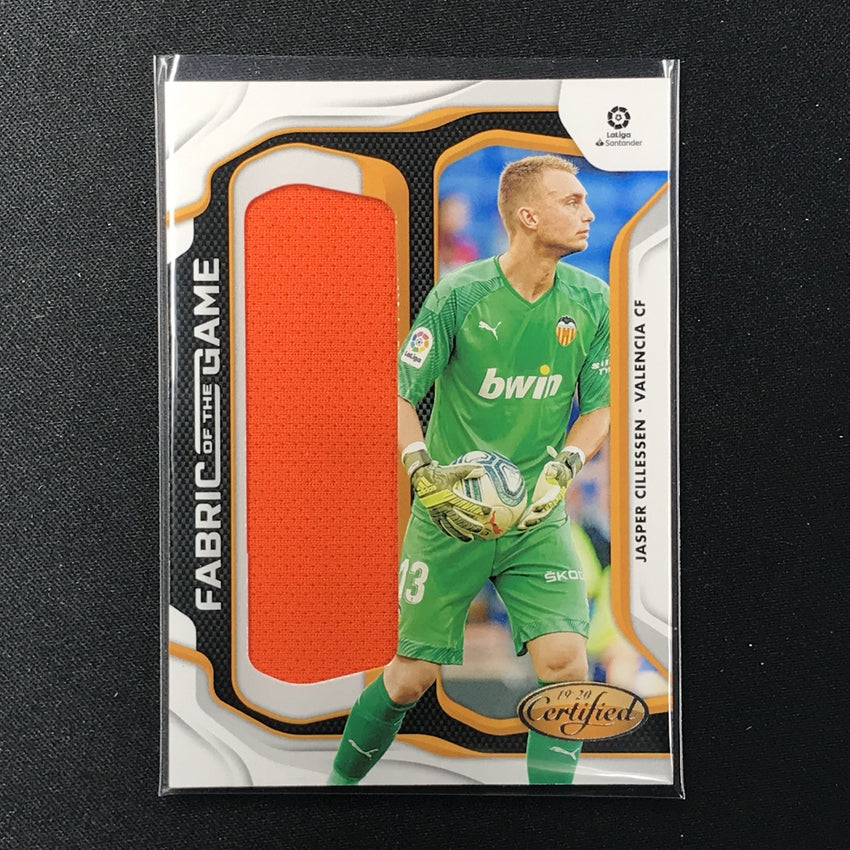 2019-20 Chronicles Soccer JASPER CILLESSEN Fabric Of The Game Jersey #JCI-Cherry Collectables