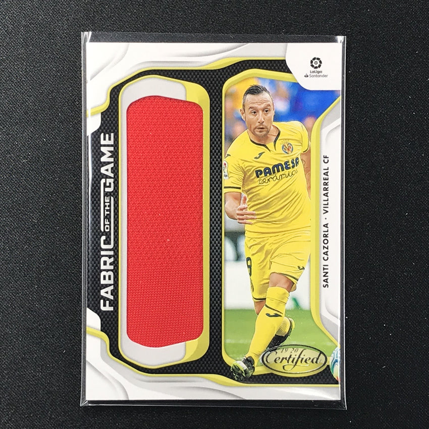 2019-20 Chronicles Soccer SANTI CAZORLA Fabric Of The Game Jersey #SC (2)-Cherry Collectables
