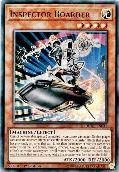 Inspector Boarder - DUDE-EN031 - Ultra Rare-Cherry Collectables