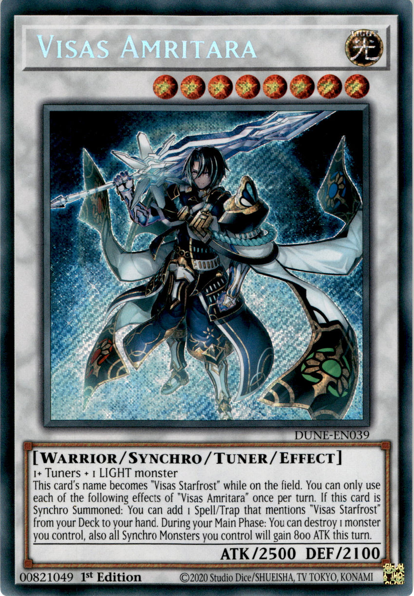 Visas Amritara - DUNE-EN039 - Secret Rare 1st Edition