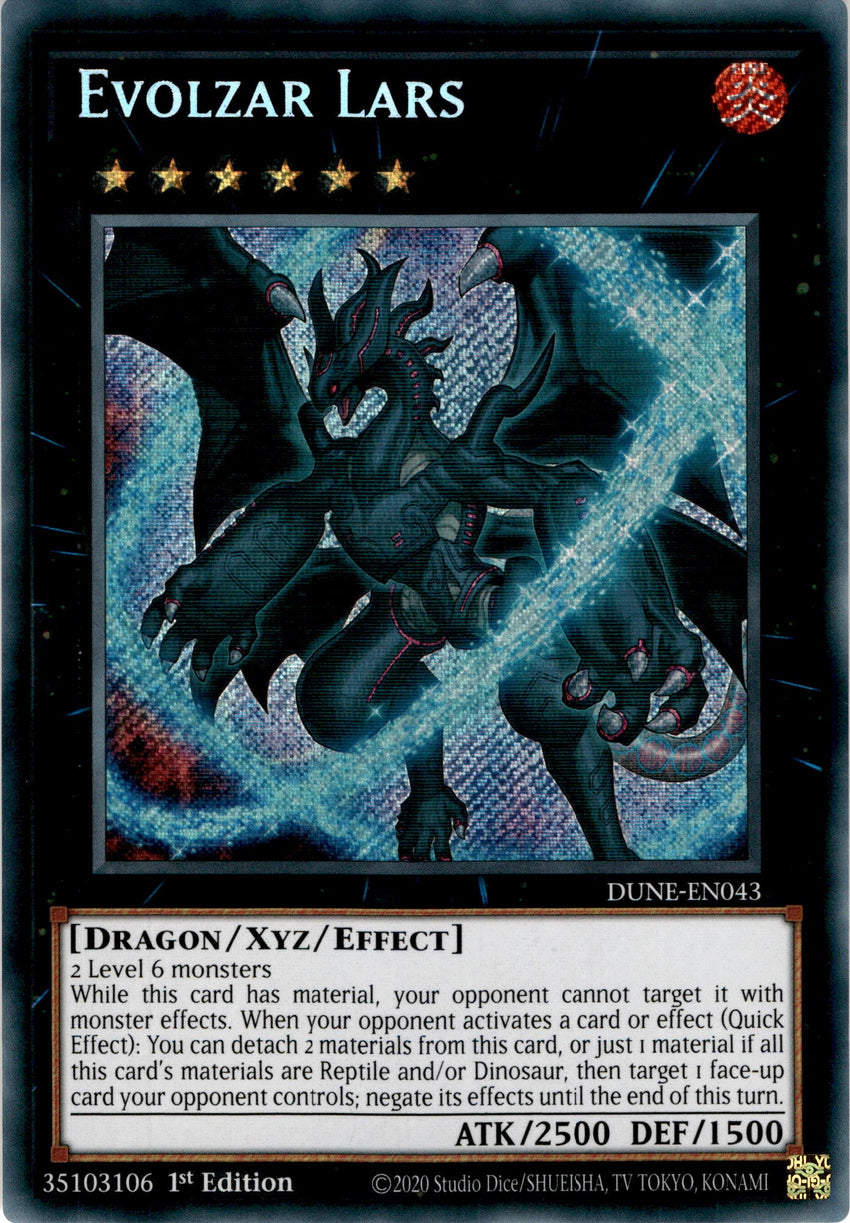Evolzar Lars - DUNE-EN043 - Secret Rare 1st Edition