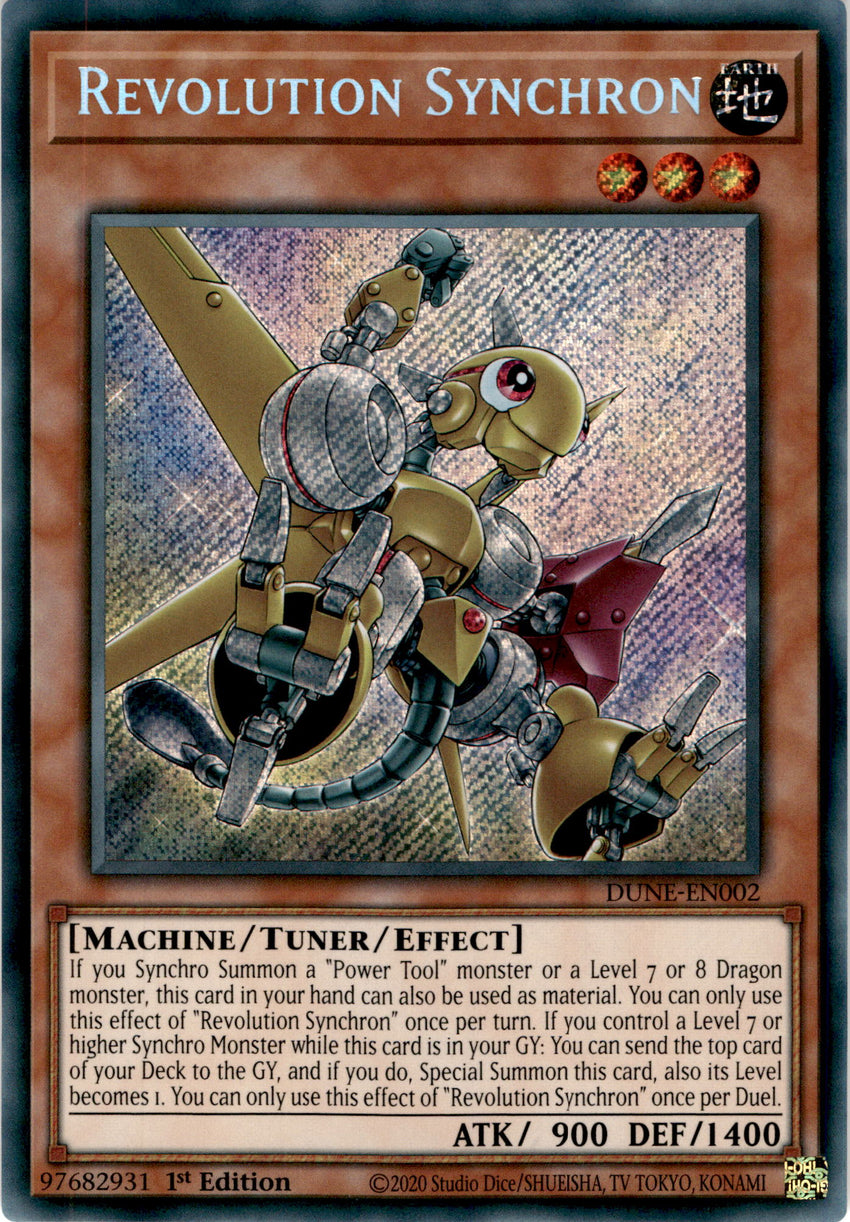 Revolution Synchron - DUNE-EN002 - Secret Rare 1st Edition
