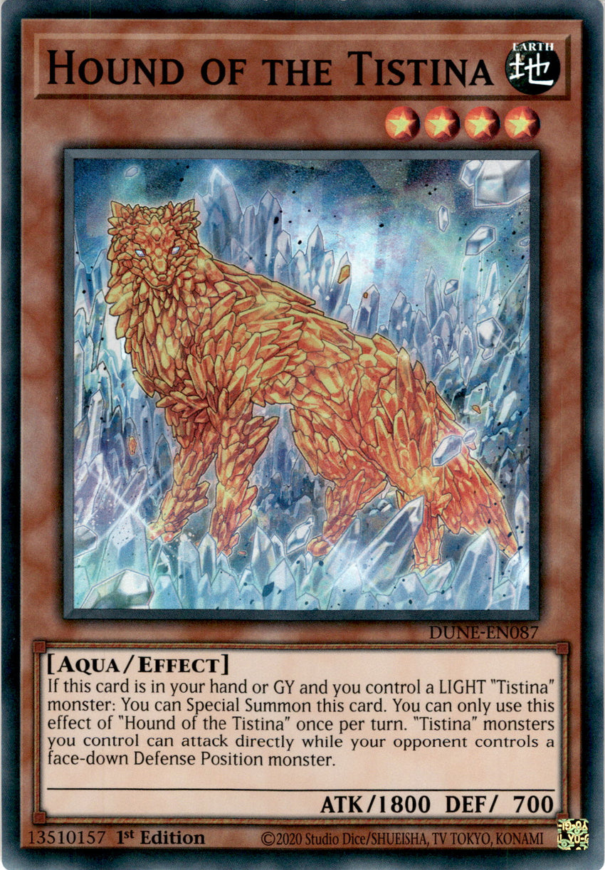 Hound of the Tistina - DUNE-EN087 - Super Rare 1st Edition