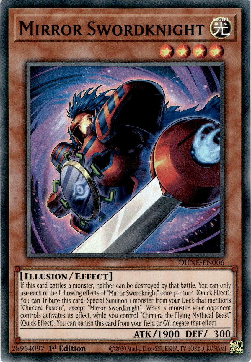 Mirror Swordknight - DUNE-EN006 - Super Rare 1st Edition