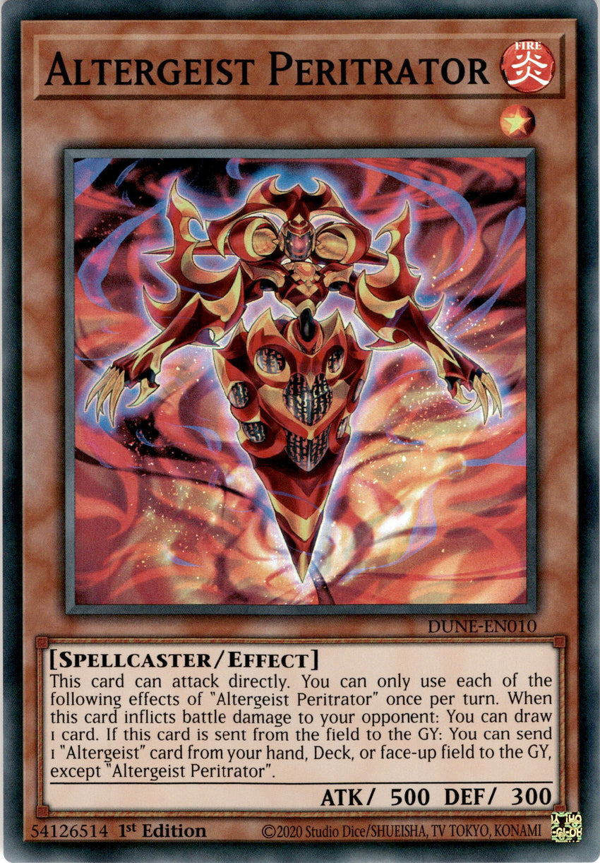 Altergeist Peritrator - DUNE-EN010 - Super Rare 1st Edition