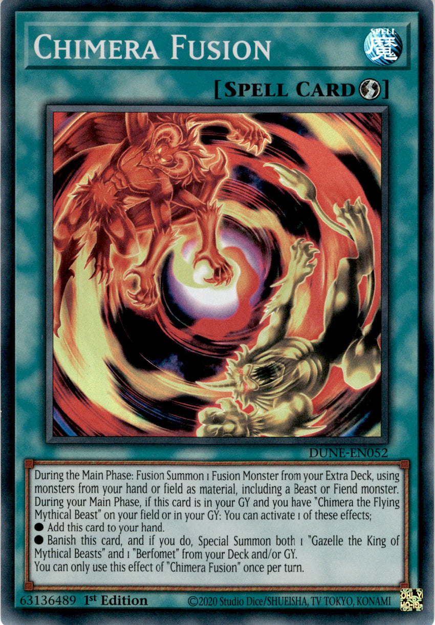 Chimera Fusion - DUNE-EN052 - Super Rare 1st Edition