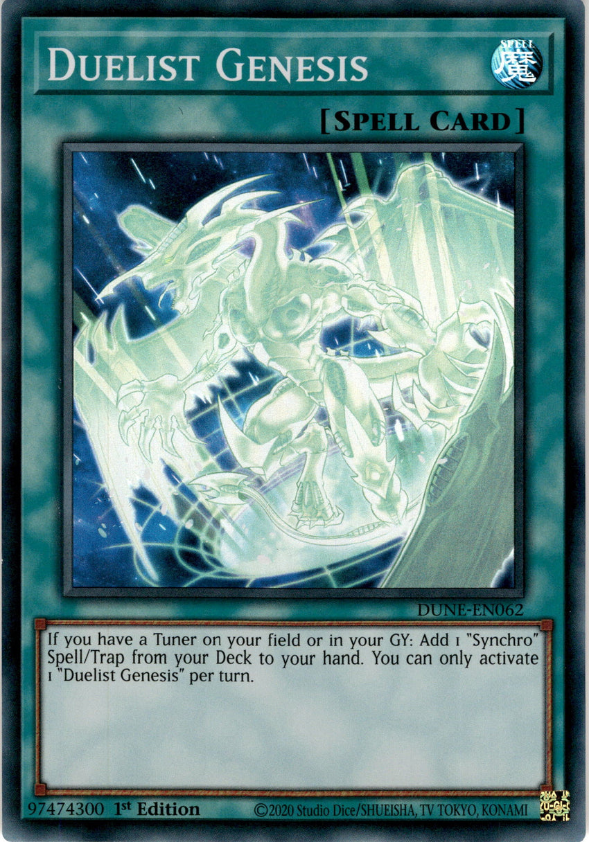 Duelist Genesis - DUNE-EN062 - Super Rare 1st Edition