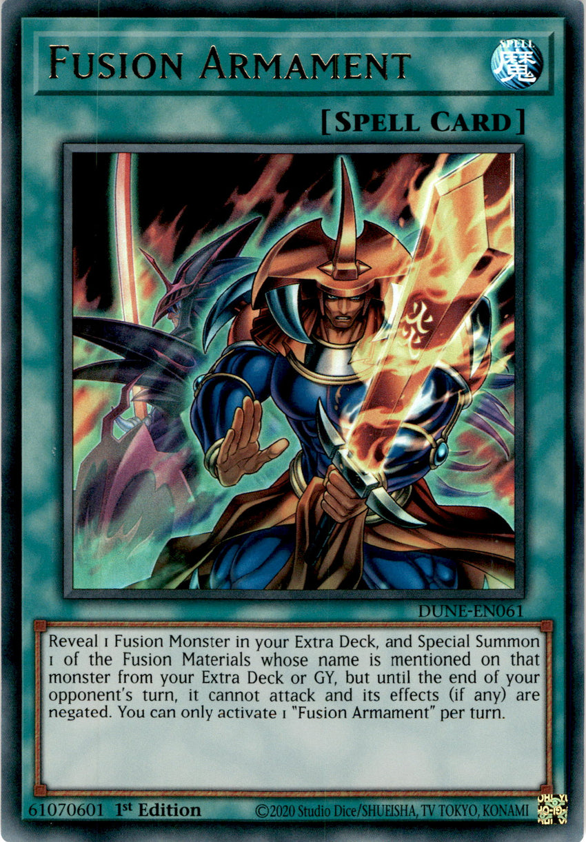 Fusion Armament - DUNE-EN061 - Ultra Rare 1st Edition
