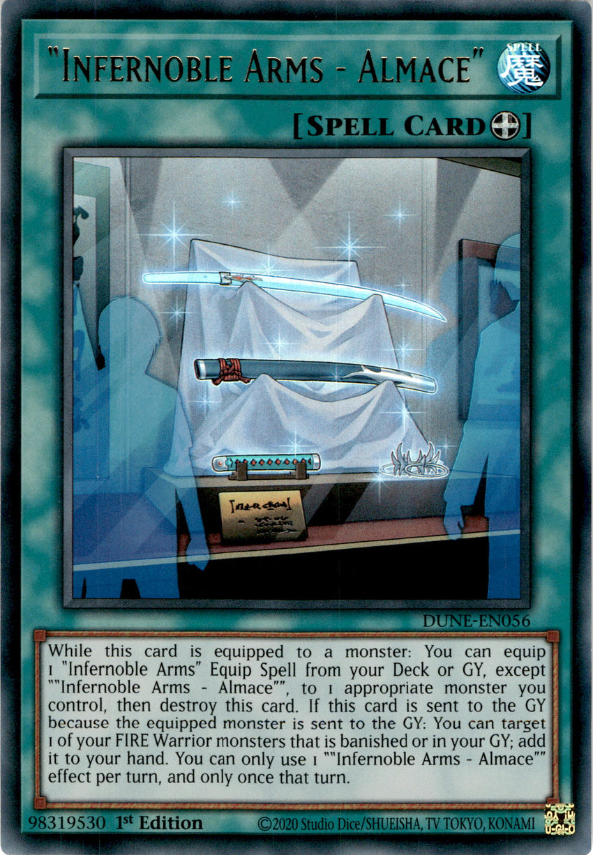 Infernoble Arms - Almace - DUNE-EN056 - Ultra Rare 1st Edition