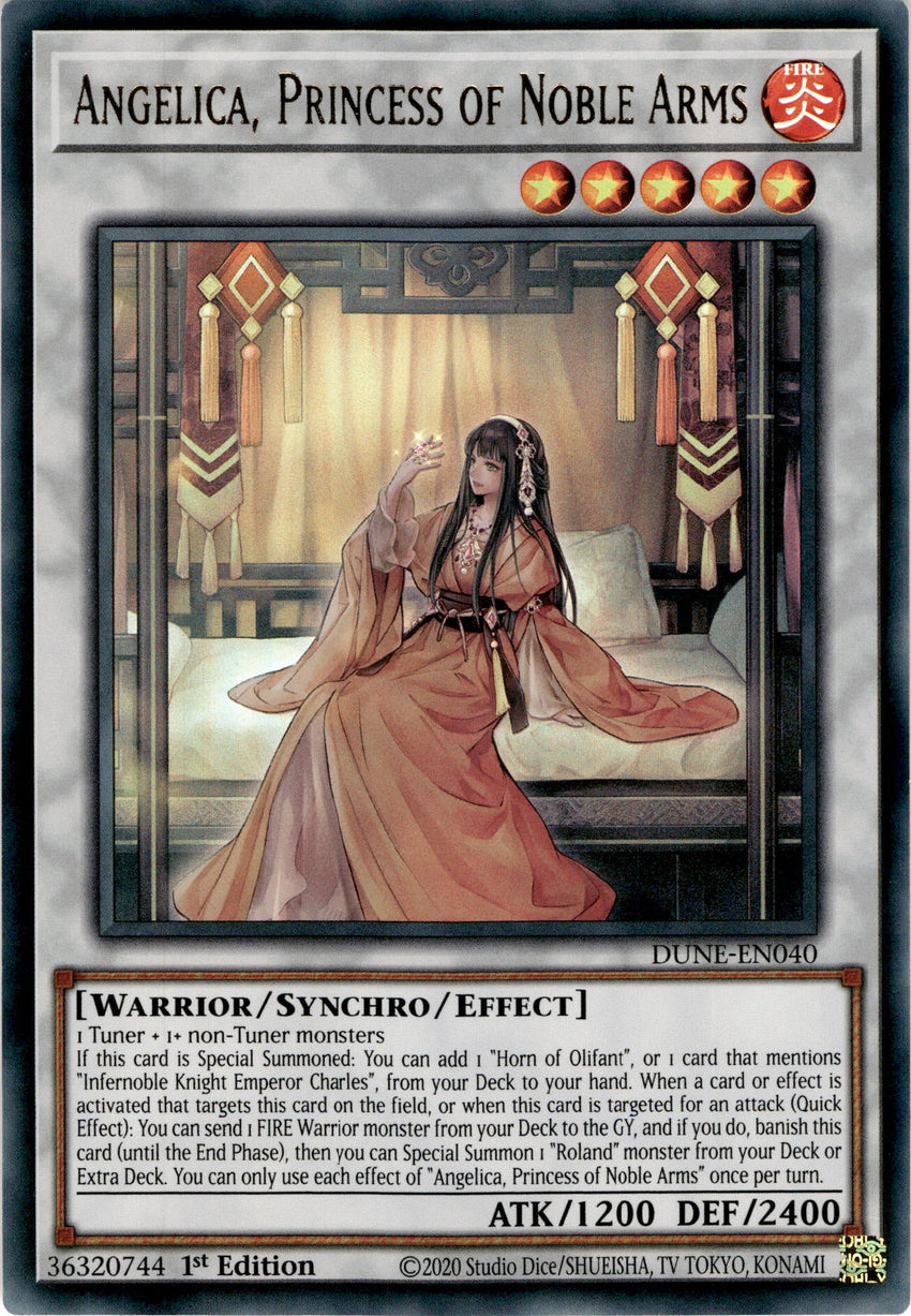 Angelica, Princess of Noble Arms - DUNE-EN040 - Ultra Rare 1st Edition