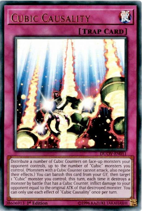 Cubic Causality - DUOV-EN051 - Ultra Rare 1st Edition-Cherry Collectables