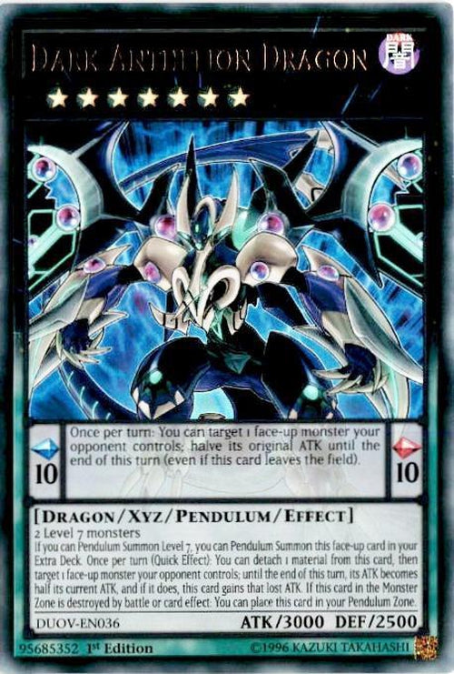 Dark Anthelion Dragon - DUOV-EN036 - Ultra Rare 1st Edition-Cherry Collectables