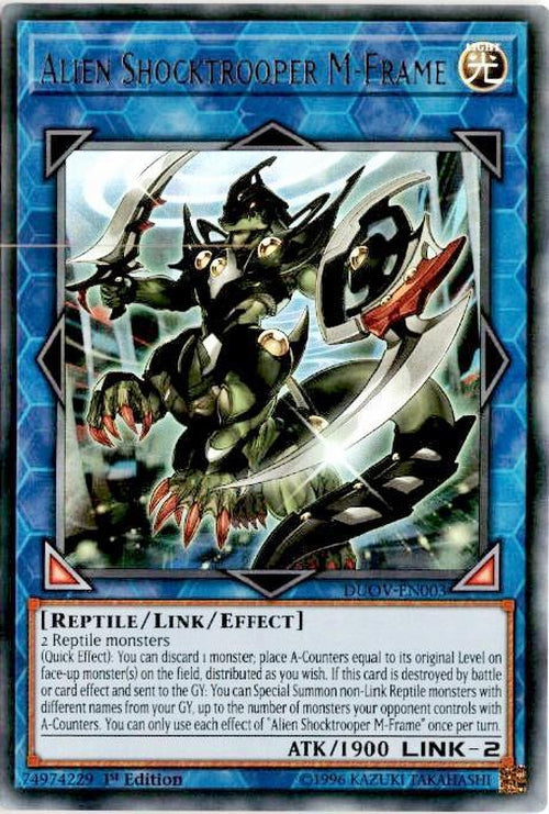 Alien Shocktrooper M-Frame - DUOV-EN003 - Ultra Rare 1st Edition-Cherry Collectables