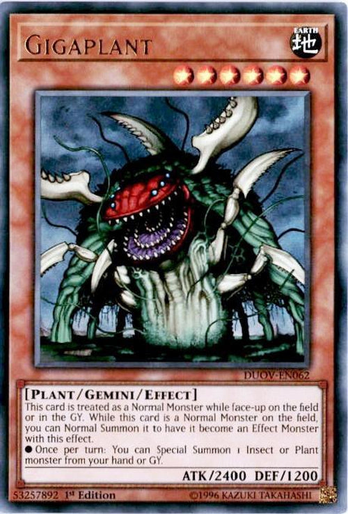 Gigaplant - DUOV-EN062 - Ultra Rare 1st Edition-Cherry Collectables