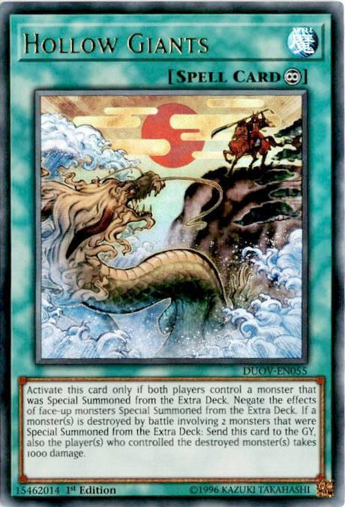 Hollow Giants - DUOV-EN055 - Ultra Rare 1st Edition-Cherry Collectables