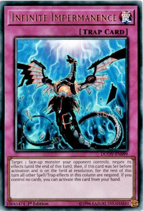 Infinite Impermanence - DUOV-EN099 - Ultra Rare 1st Edition-Cherry Collectables