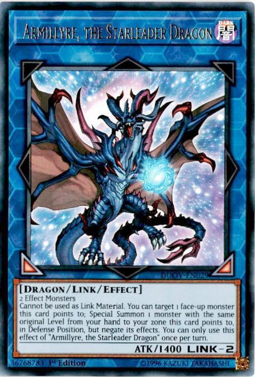 Armillyre, the Starleader Dragon - DUOV-EN029 - Ultra Rare 1st Edition-Cherry Collectables