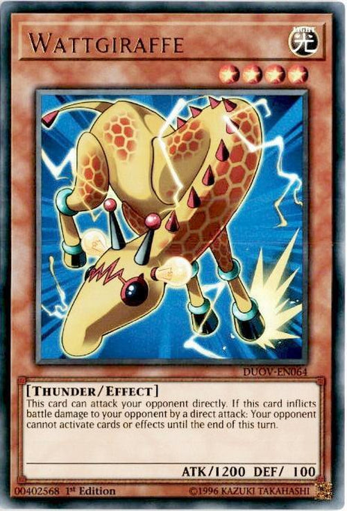 Wattgiraffe - DUOV-EN064 - Ultra Rare 1st Edition-Cherry Collectables