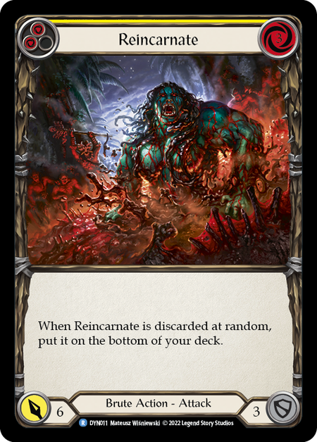 Reincarnate (Yellow) - DYN011 - Rare Dynasty