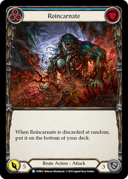 Reincarnate (Blue) - DYN012 - Rare Dynasty