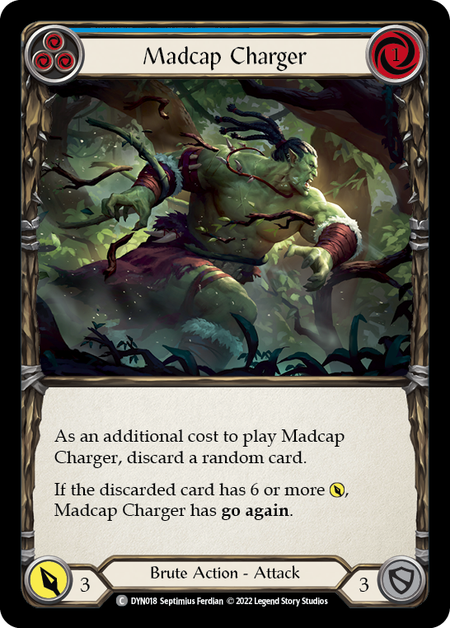 Madcap Charger (Blue) - DYN018 - Common Dynasty