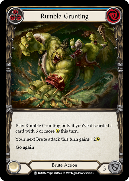 Rumble Grunting (Blue) - DYN024 - Common Dynasty