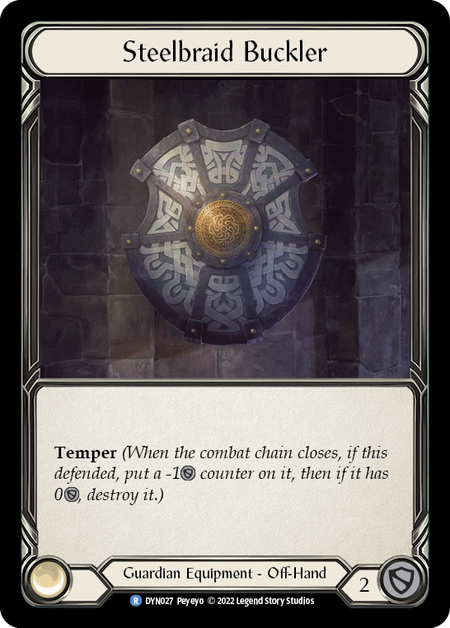 Steelbraid Buckler - DYN027 - Rare Dynasty