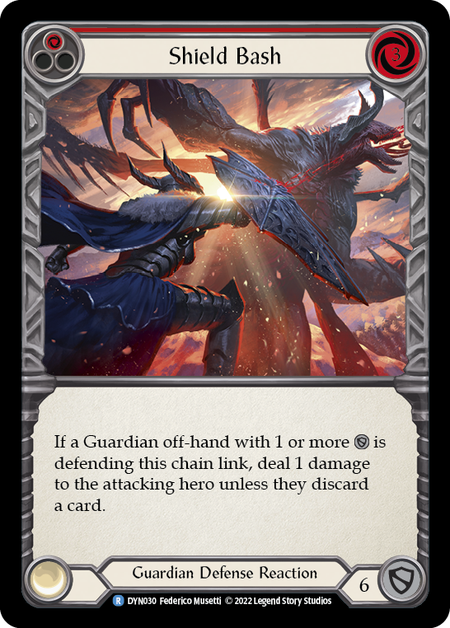 Shield Bash (Red) - DYN030 - Rare Dynasty