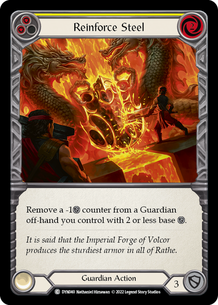 Reinforce Steel (Yellow) - DYN040 - Common Dynasty