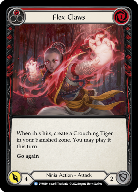 Flex Claws (Red) - DYN050 - Rare Dynasty
