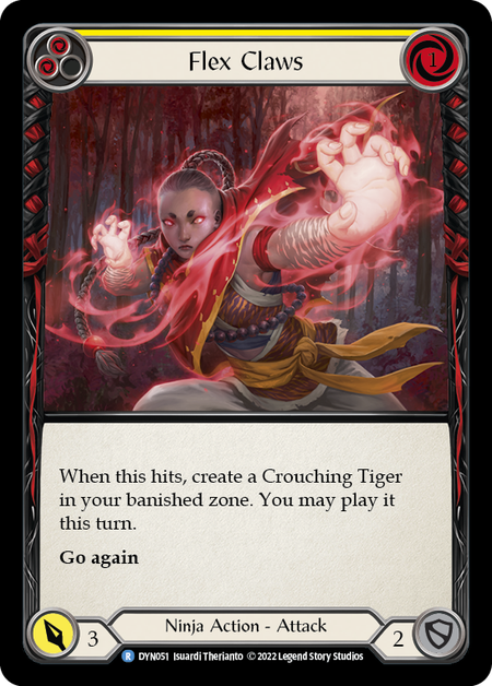 Flex Claws (Yellow) - DYN051 - Rare Dynasty