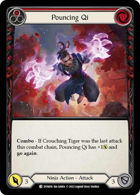 Pouncing Qi (Red) - DYN056 - Common Dynasty